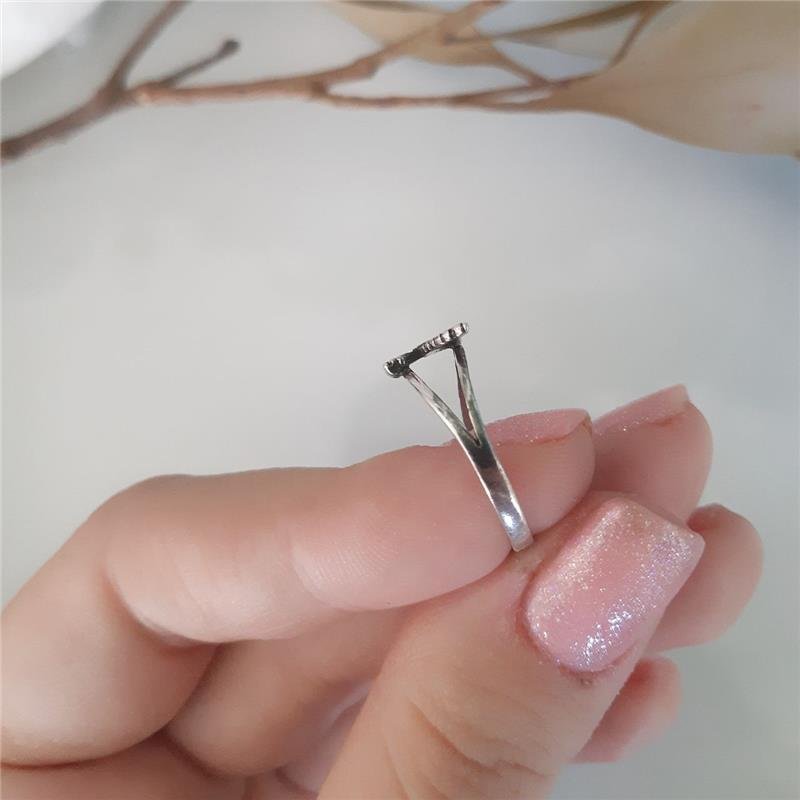 ANEL PRATA 925 ESPÍRITO SANTO COM ZIRCÔNIA