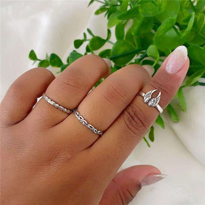 ANEL PRATA 925 FLORZINHA