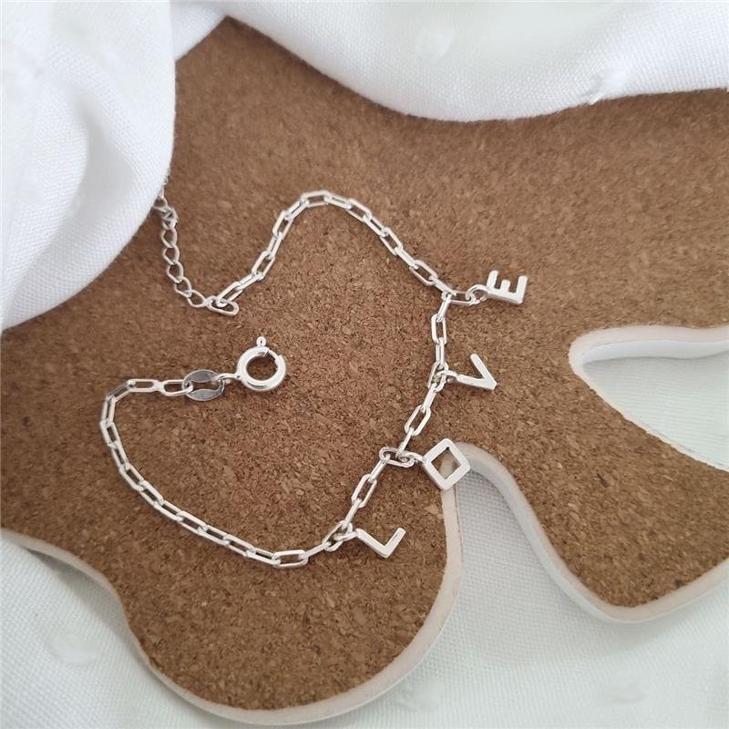 PULSEIRA PRATA 925 LOVE