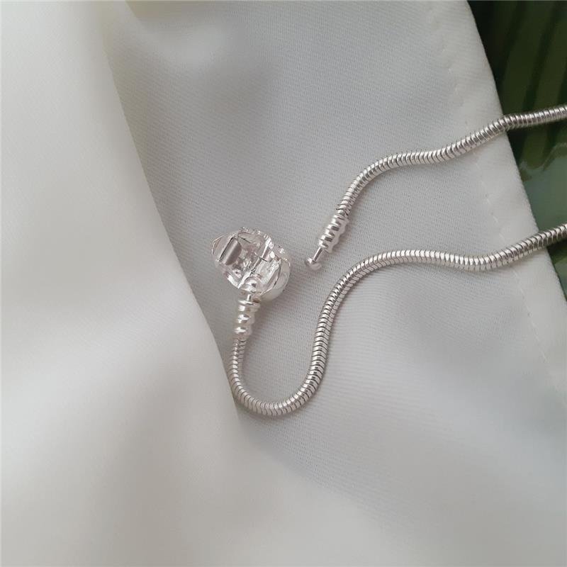 PULSEIRA PRATA 925 PARA BERLOQUE 18 CM